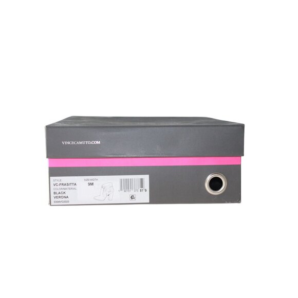 Vince Camuto 9M VC-Frasitta Black Merona New Suede Ankle Booties Sz 9 Womens - Picture 7 of 16